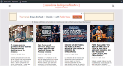 Desktop Screenshot of musicosindependientes.com